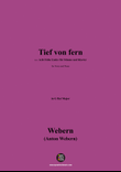 Webern-Tief von fern,in G flat Major