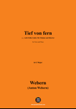 Webern-Tief von fern,in G Major