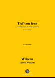 Webern-Tief von fern,in A flat Major