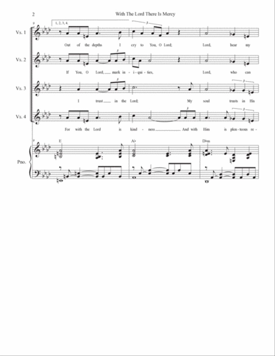 Psalms for the 10th Sunday in Ordinary Time through the Assumption (Year B) (Vocal solo) Voice Solo scores gallery preview page 2