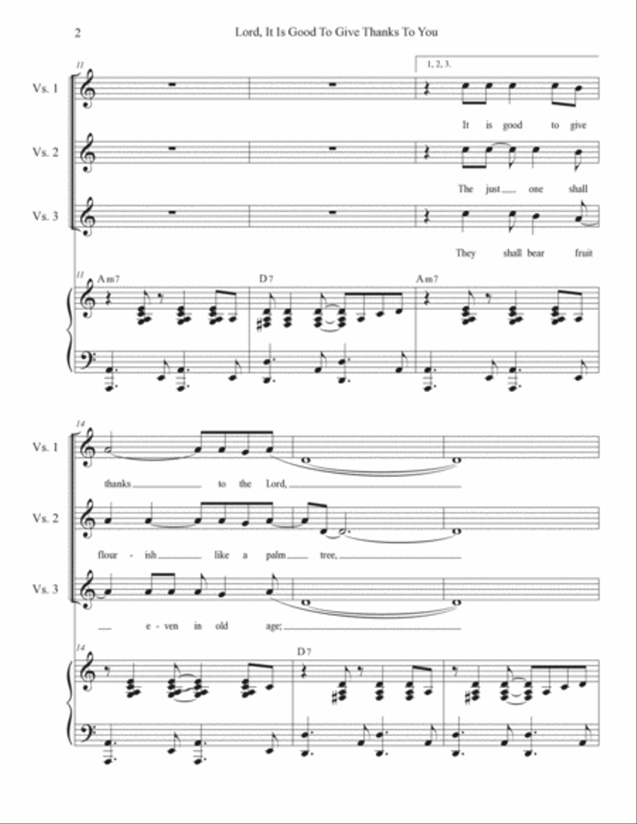 Psalms for the 10th Sunday in Ordinary Time through the Assumption (Year B) (Vocal solo) Voice Solo scores gallery preview page 6