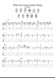 While My Guitar Gently Weeps