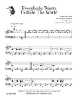 Everybody Wants To Rule The World