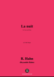 R. Hahn-La nuit,in D flat Major mini preview