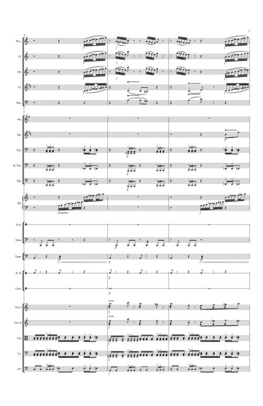 Beneath Calm Waters (Score) Score scores gallery preview page 6