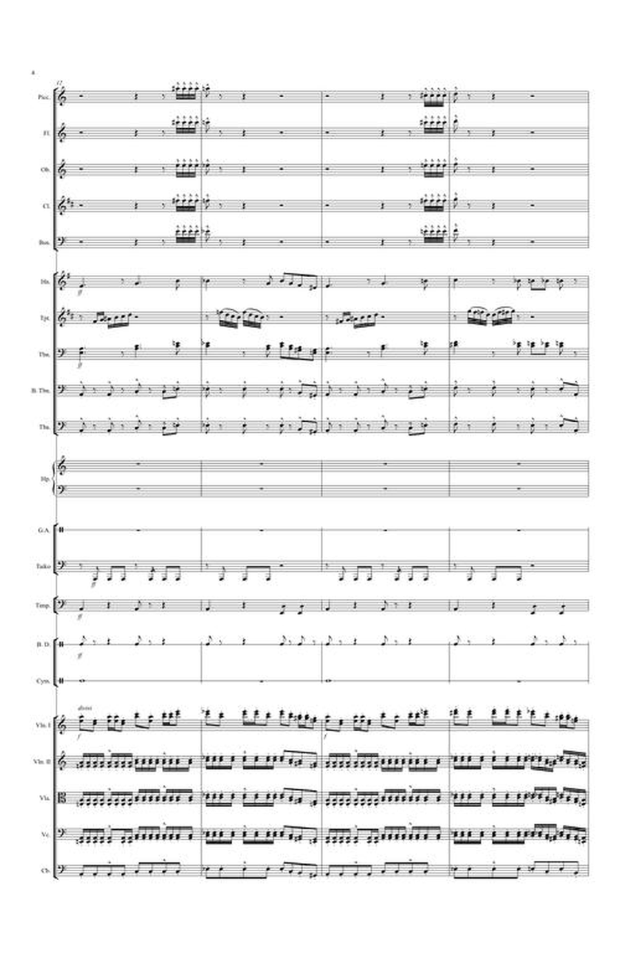 Beneath Calm Waters (Score) Score scores gallery preview page 7