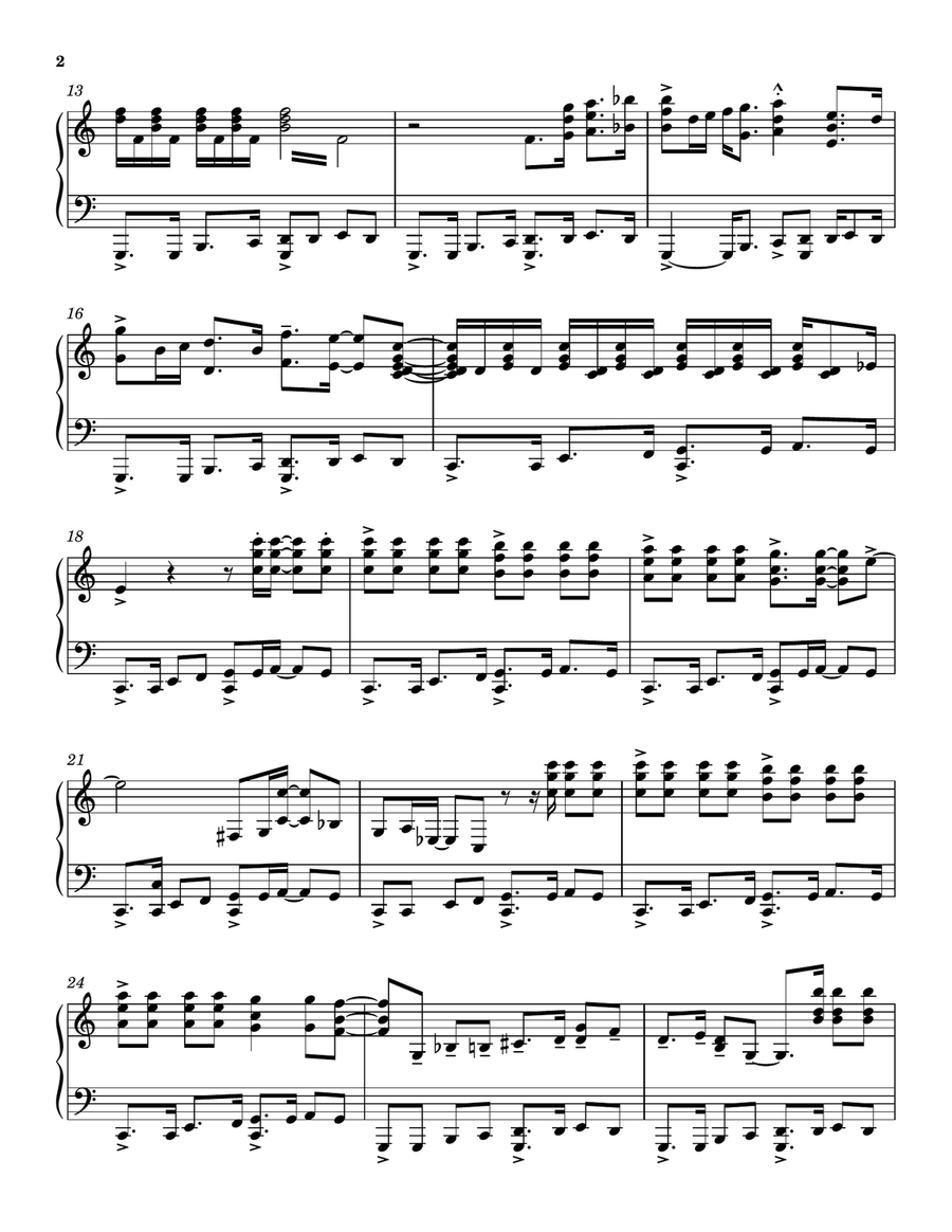 You Never Can Tell You Never Can Tell Piano Solo scores gallery preview page 2