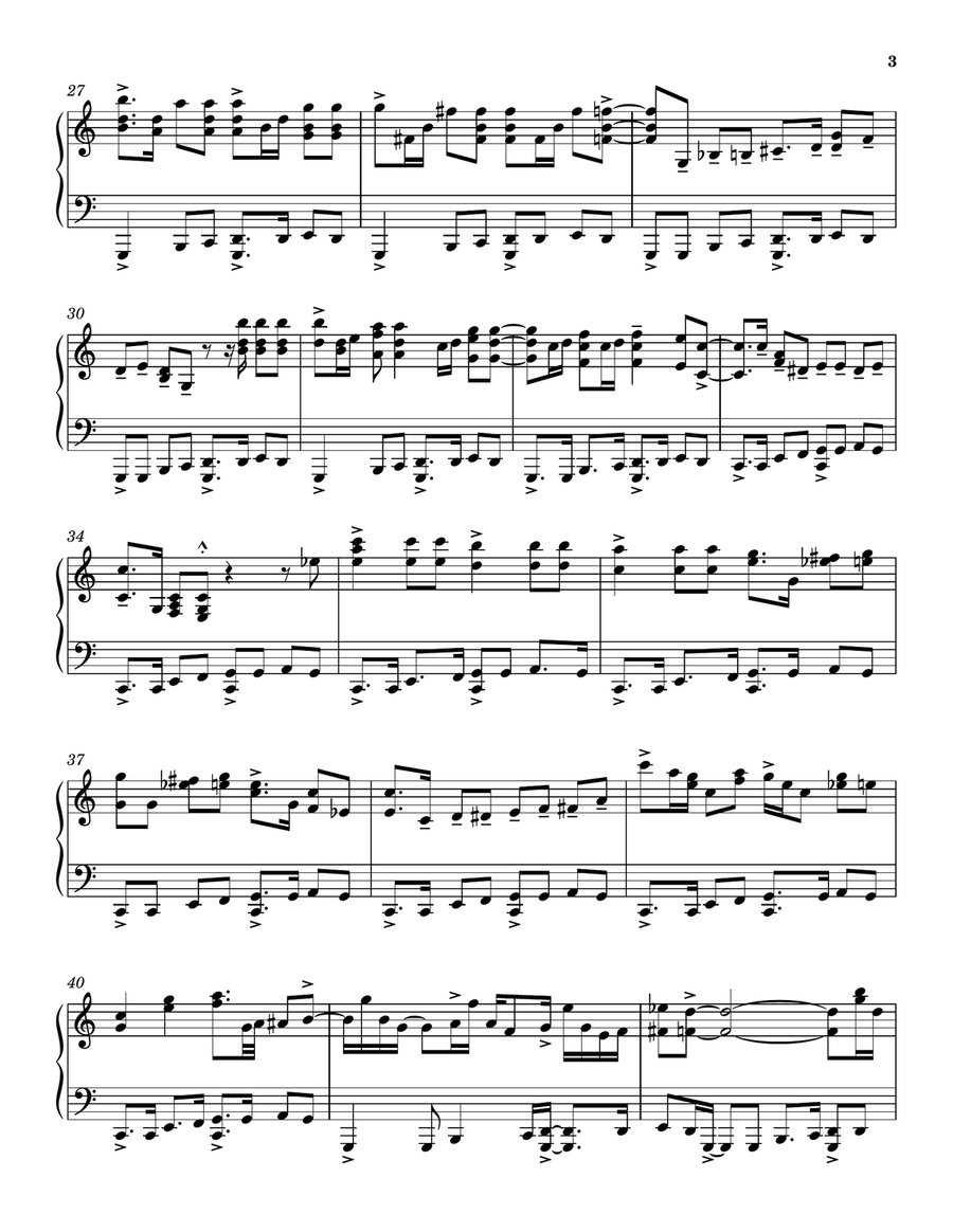 You Never Can Tell You Never Can Tell Piano Solo scores gallery preview page 3