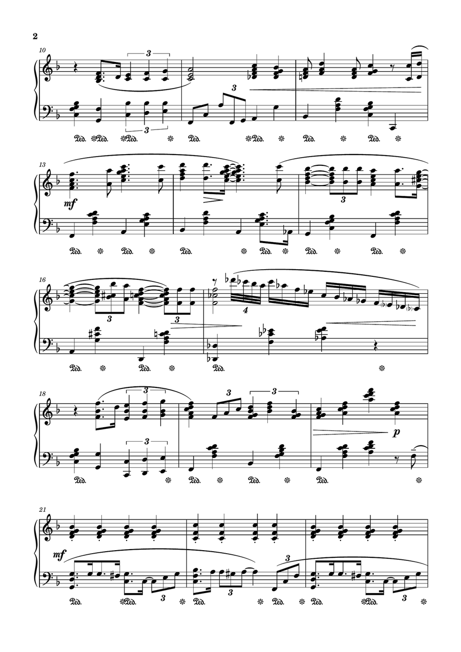 What A Wonderful World Piano Solo scores gallery preview page 2