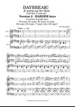DAYBREAK! A Warm-up for flutes - Version 2 (Harder keys)