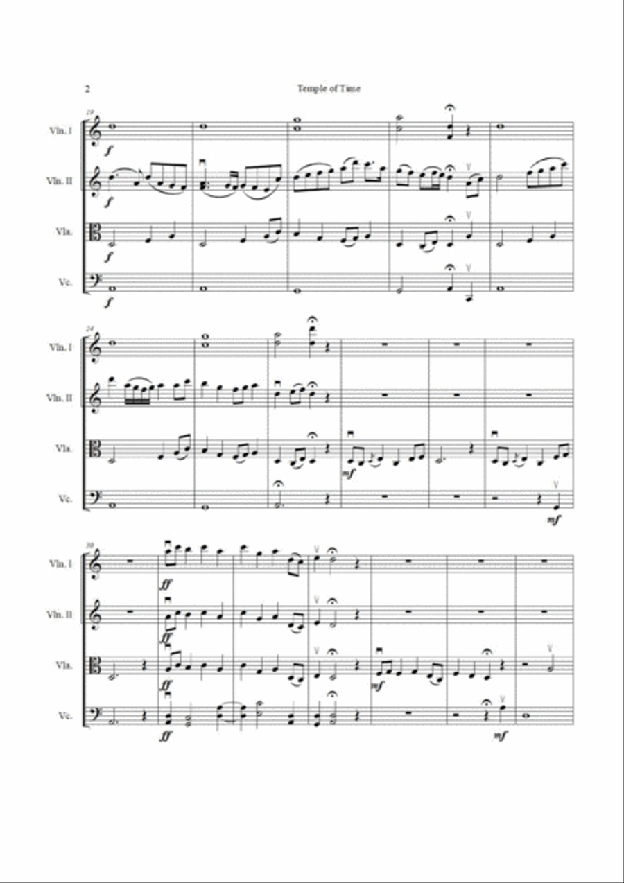 The Legend Of Zelda String Quartet scores gallery preview page 2