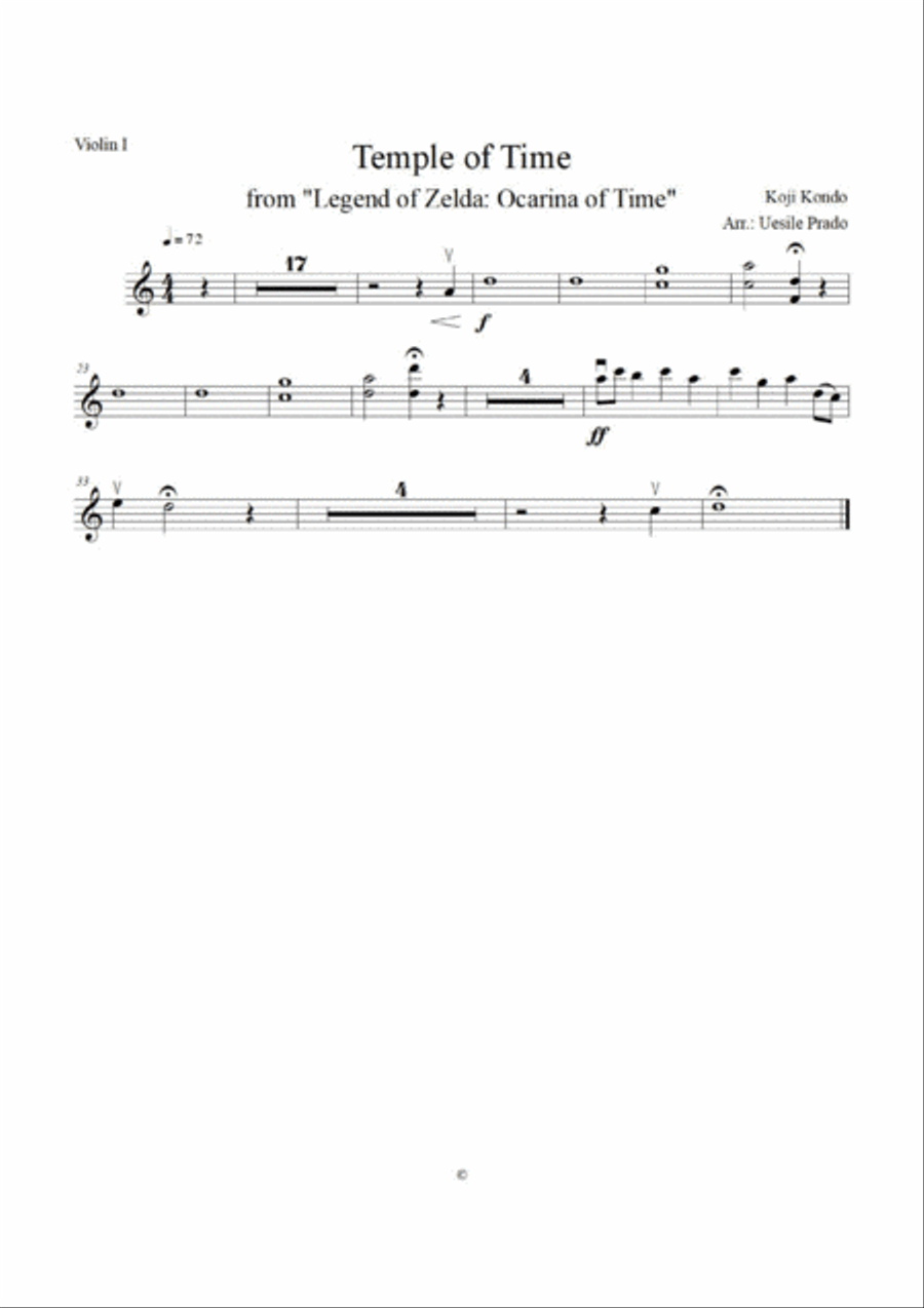 The Legend Of Zelda String Quartet scores gallery preview page 4