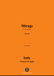 V. d' Indy-Mirage,Op.56,in C Major