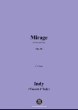 V. d' Indy-Mirage,Op.56,in E Major