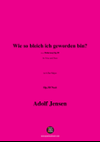 A. Jensen-Wie so bleich ich geworden bin?,Op.30 No.6,in A flat Major