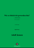 A. Jensen-Wie so bleich ich geworden bin?,Op.30 No.6,in B flat Major