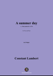 C. Lambert-A summer day,in E Major