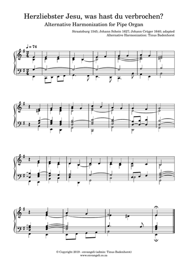 Herzliebster Jesu, was hast du verbrochen?