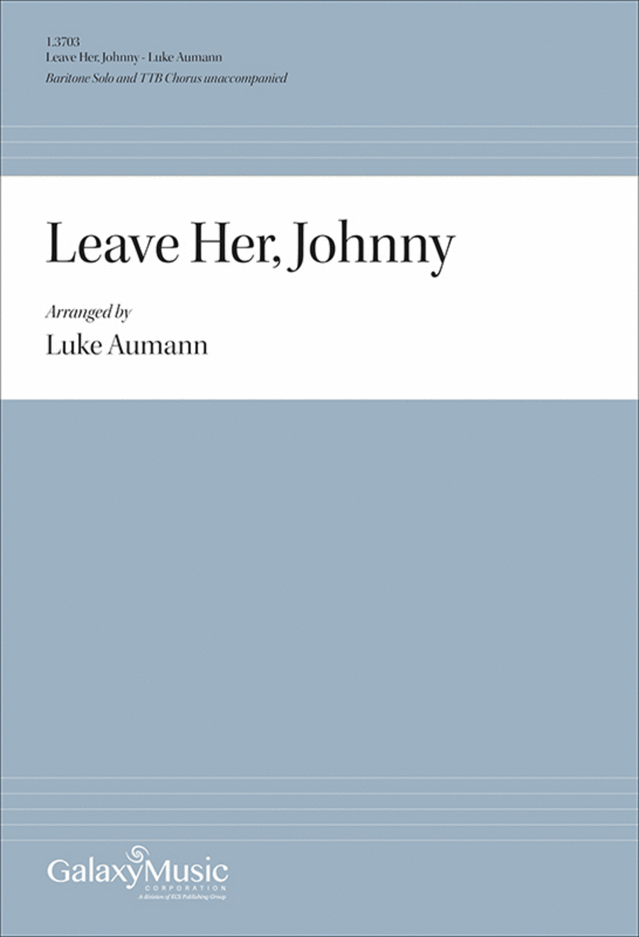 Leave Her, Johnny Leave Her, Johnny TTB scores gallery preview page 1
