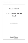 Concerto No. 1 (Piano/Violincello Rehearsal Score & Cello Part)