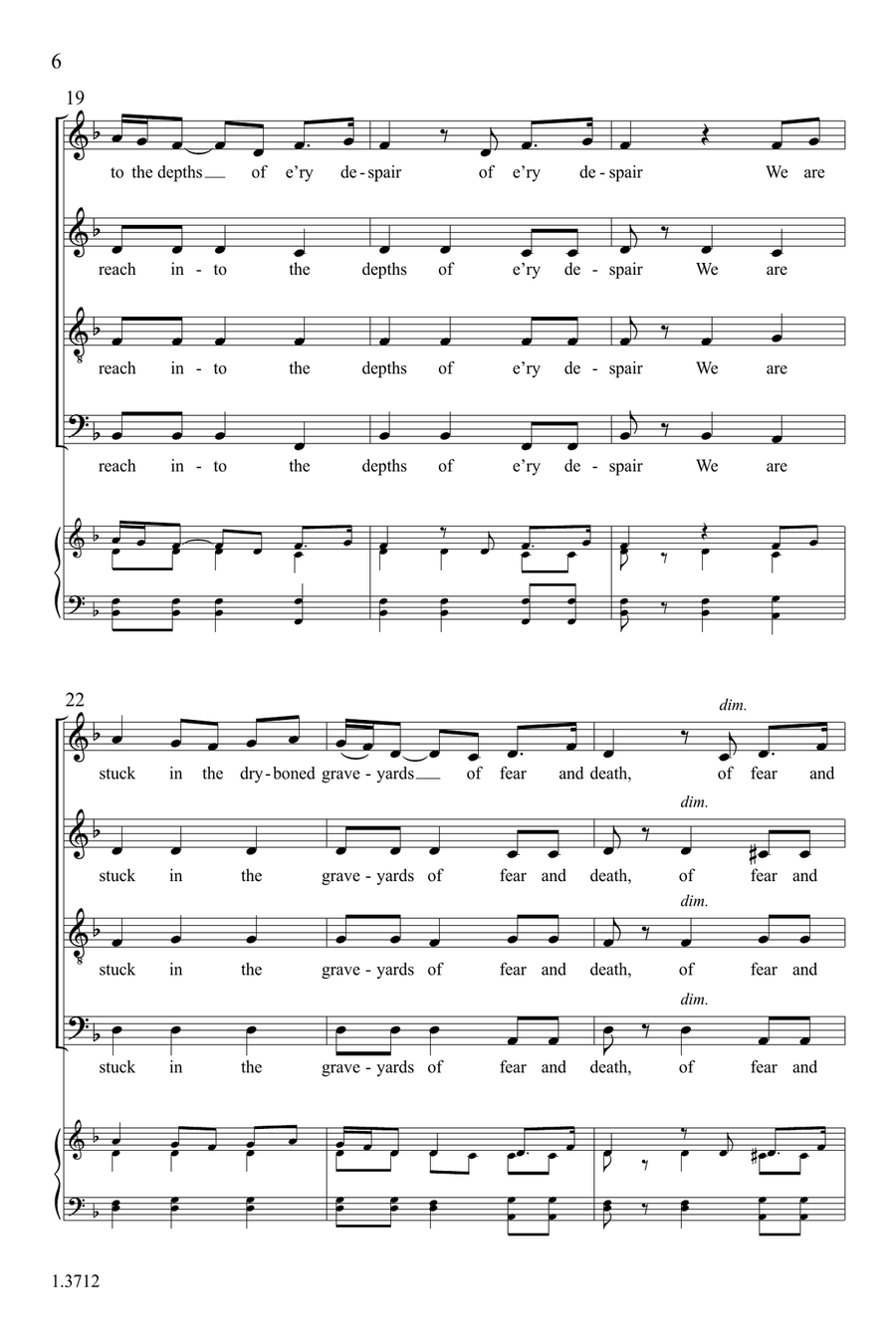 The Dry-Boned Graveyards The Dry-Boned Graveyards 4-Part scores gallery preview page 6