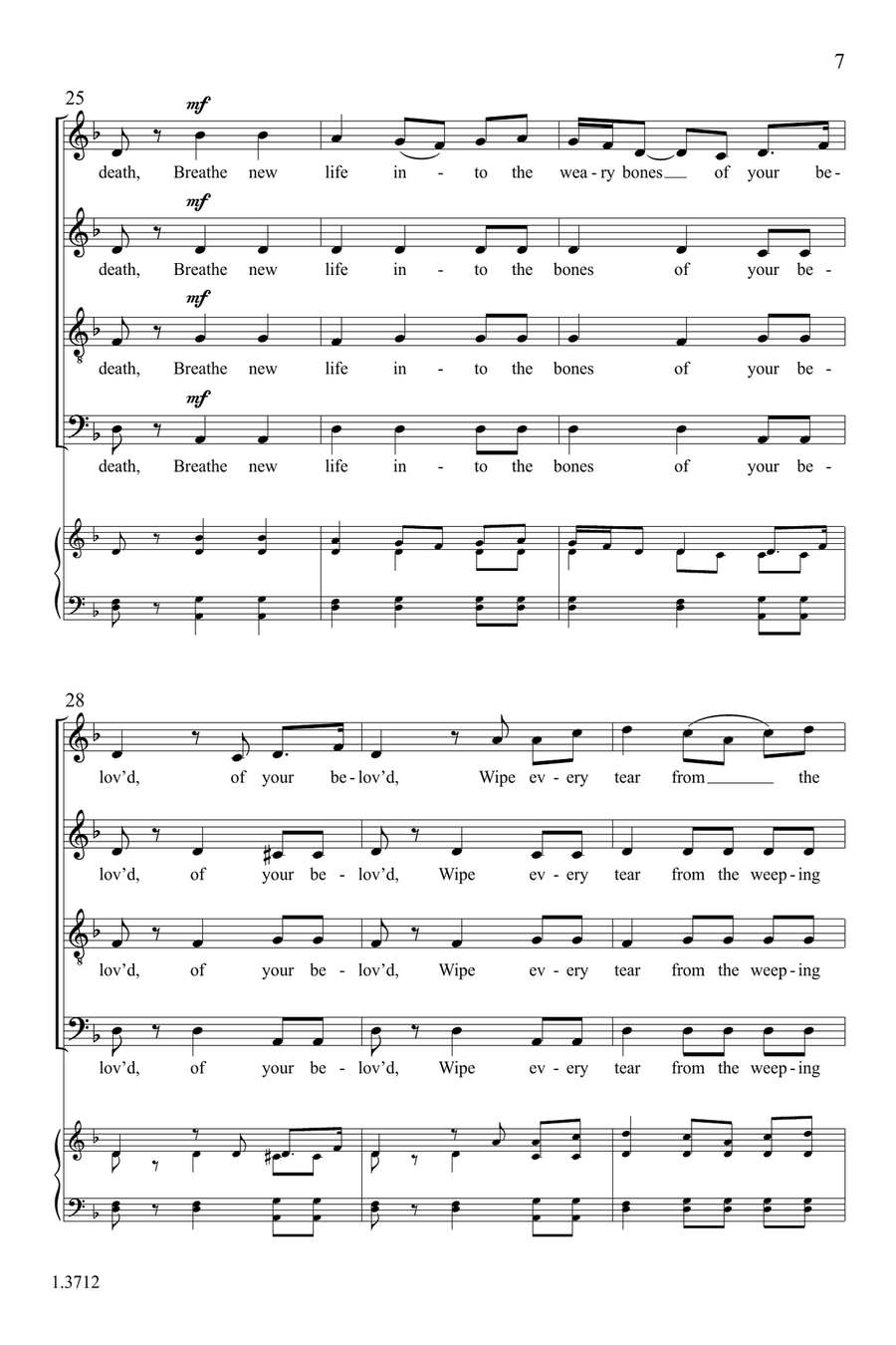 The Dry-Boned Graveyards The Dry-Boned Graveyards 4-Part scores gallery preview page 7