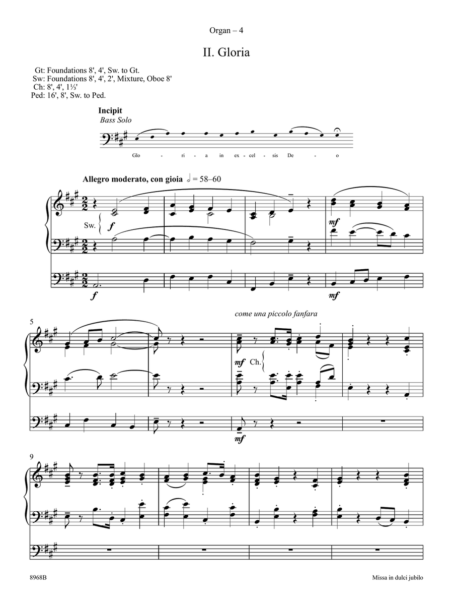 Missa in dulci jubilo Missa in dulci jubilo Choir scores gallery preview page 4