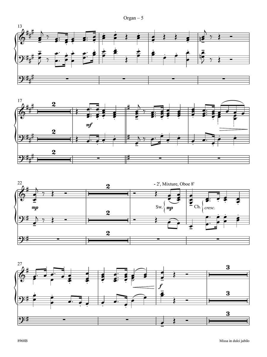 Missa in dulci jubilo Missa in dulci jubilo Choir scores gallery preview page 5
