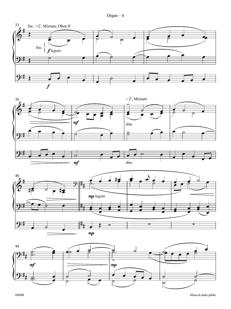 Missa in dulci jubilo Missa in dulci jubilo Choir scores gallery preview page 6