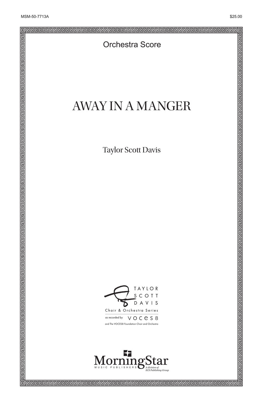 Away in a Manger (Downloadable Additional Orchestra Score) Choir scores gallery preview page 1