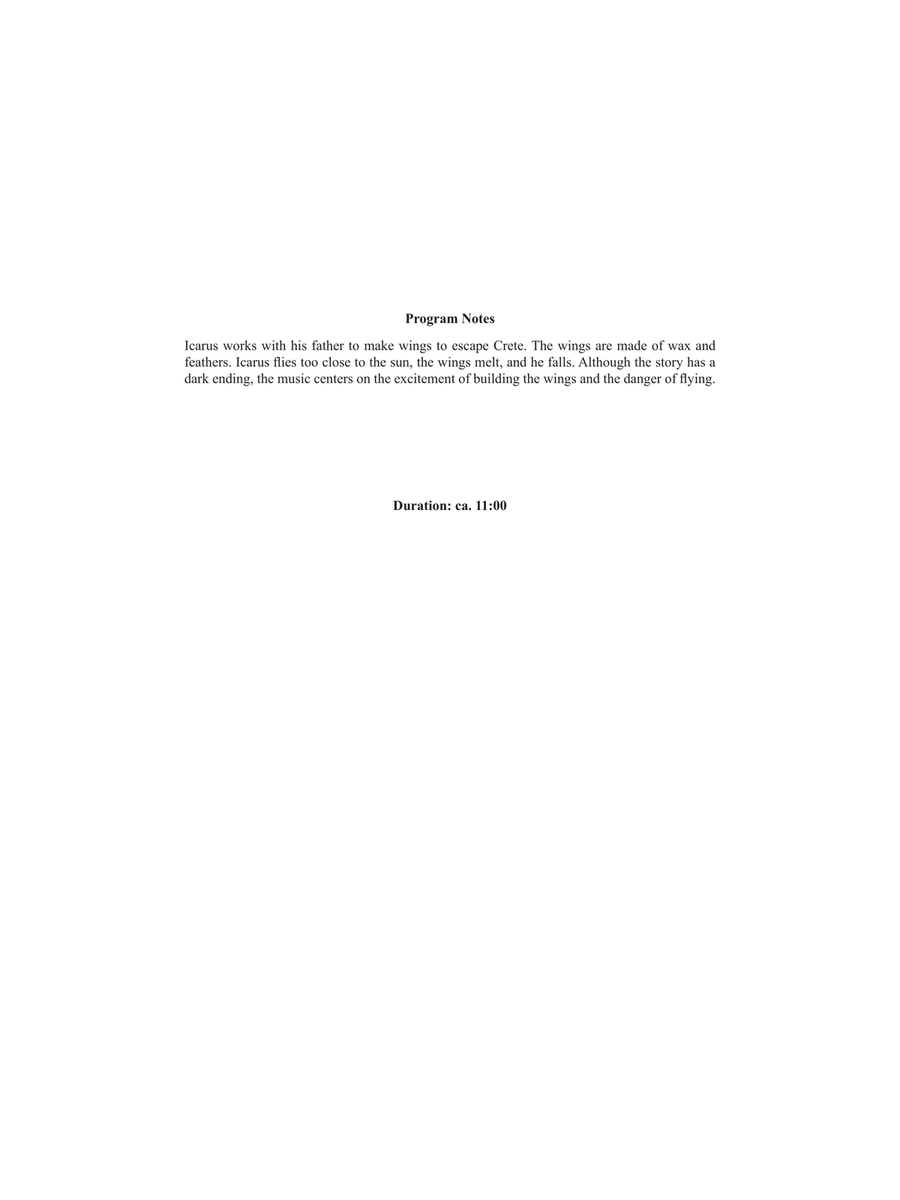 Icarus Icarus B-Flat Clarinet scores gallery preview page 4