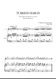 W. A. Mozart - Turkish March (Alla Turca) for Flute and Piano mini preview