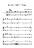 G. F. Haendel - Lascia ch'io pianga (for Clarinet and Flute) mini preview