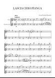 G. F. Haendel - Lascia ch'io pianga (for Flute and Clarinet) mini preview