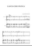 G. F. Haendel - Lascia ch'io pianga (for Clarinet and Flute) mini preview