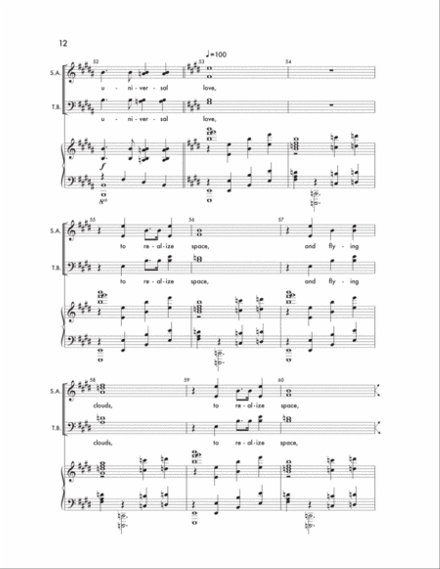 A Jubilant Song A Jubilant Song 4-Part scores gallery preview page 12