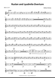 Ruslan and Lyudmila Overture - transposed horn parts (1-4)