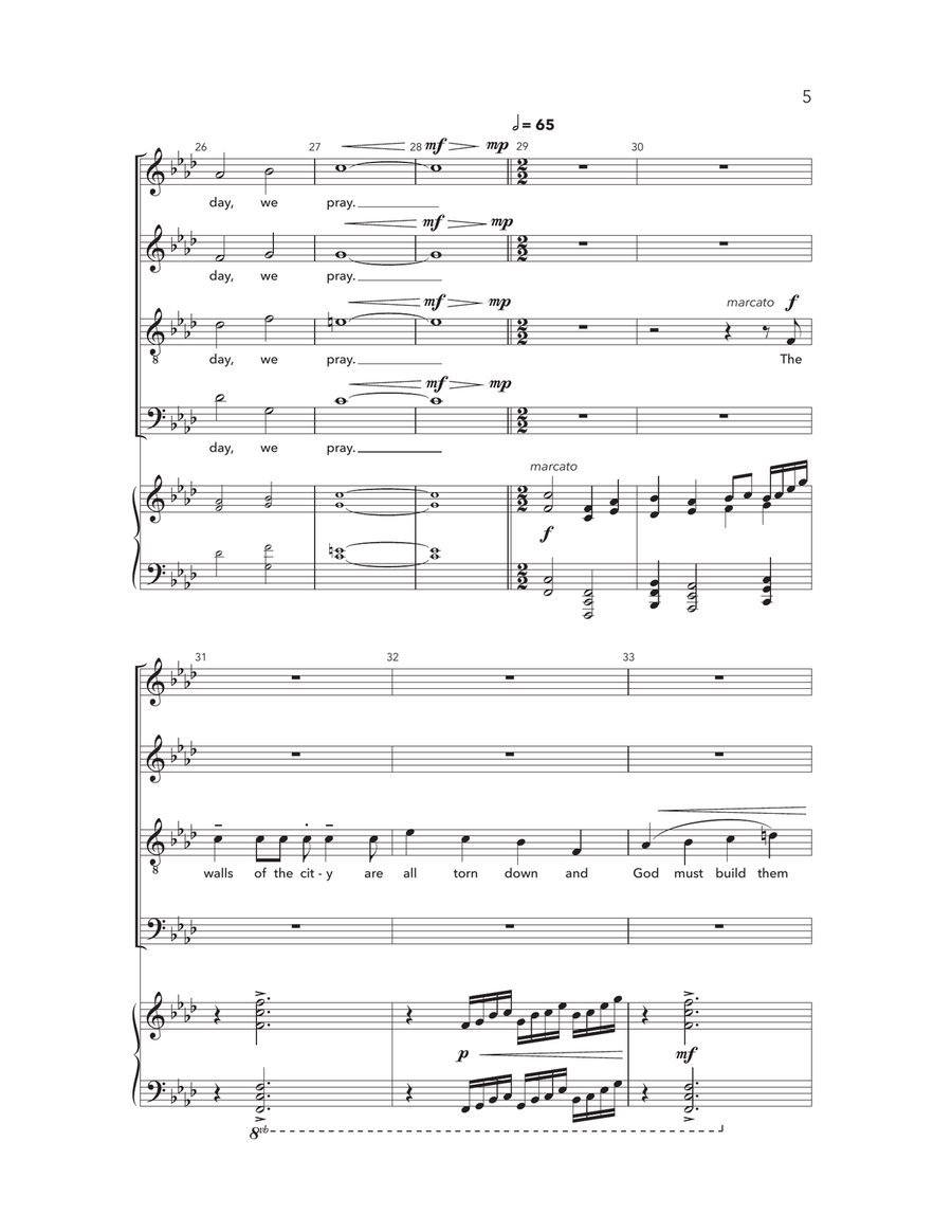 Build Ye The Walls Build Ye The Walls Divisi scores gallery preview page 5