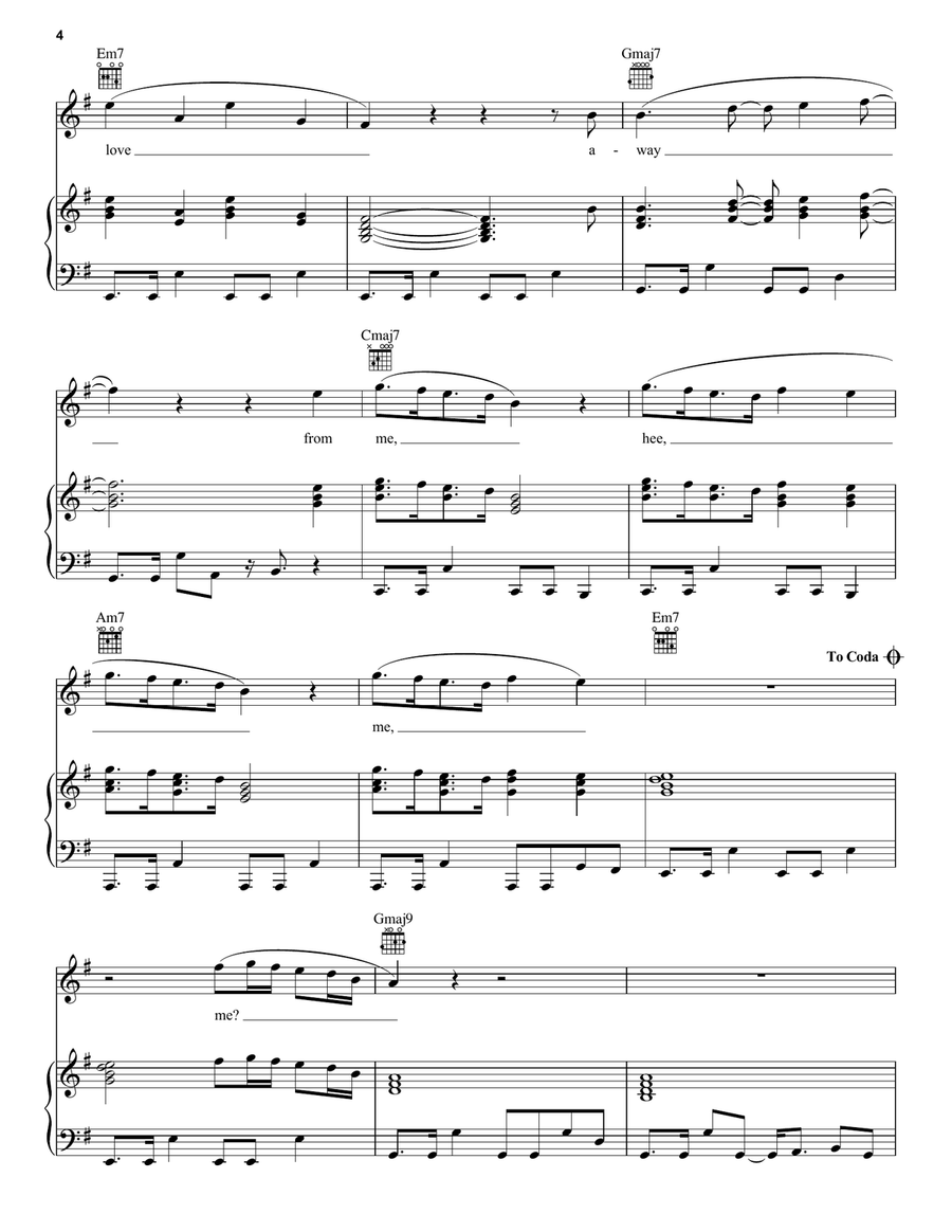 CHIHIRO CHIHIRO Piano, Vocal, Guitar scores gallery preview page 4