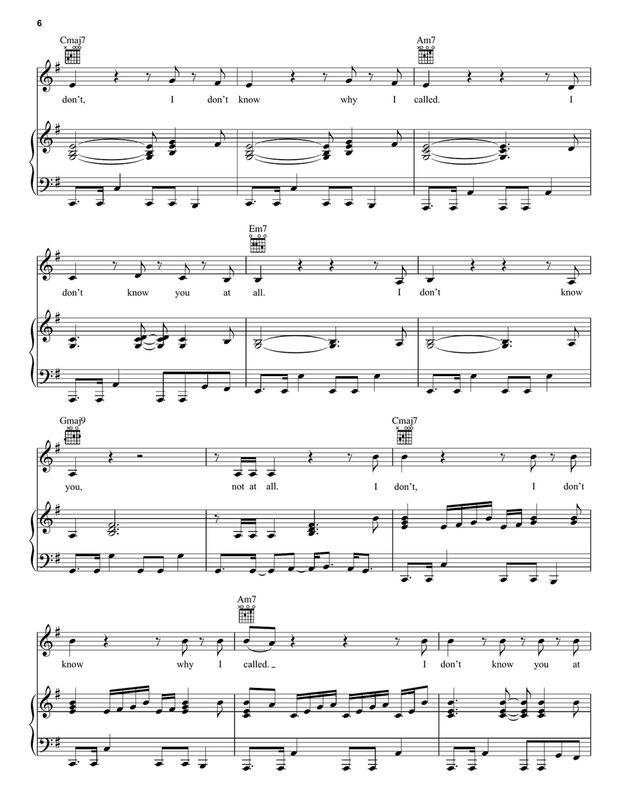 CHIHIRO CHIHIRO Piano, Vocal, Guitar scores gallery preview page 6
