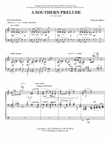 A Southern Prelude, solo piano