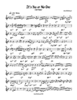 It's You or No One - Chet Baker Transcription