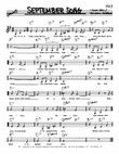 September Song (Low Voice)