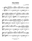 Valse Ballet (for Flute or Violin & Guitar) mini preview