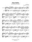 Valse Ballet (for Clarinet & Guitar) mini preview