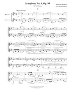 Symphony No. 4 for Two Horns Brass Duet scores gallery preview page 3