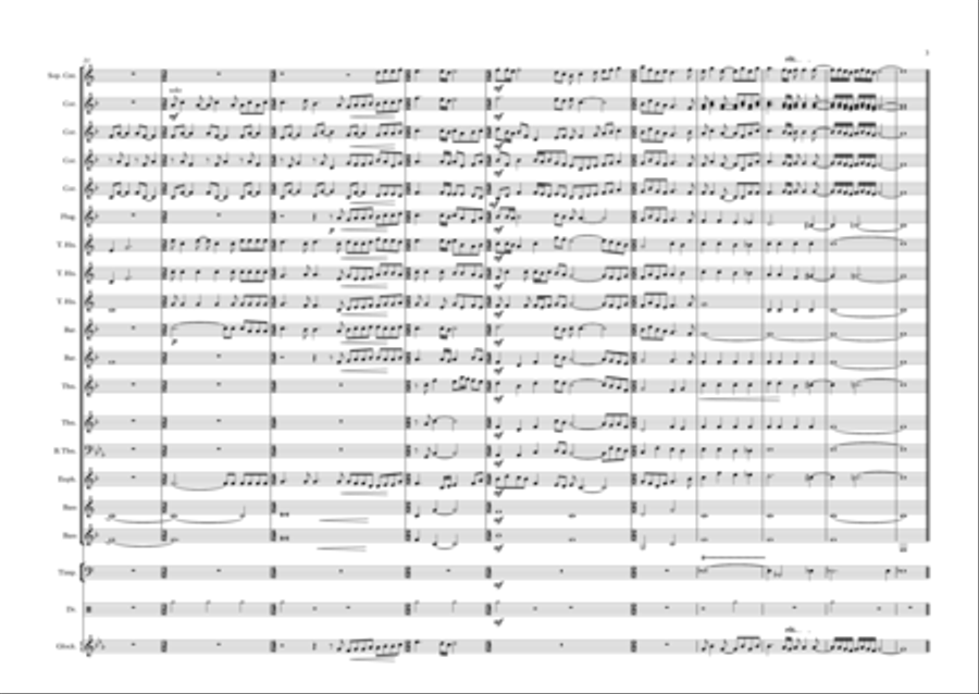 In Trutina Carmina Burana Brass Band scores gallery preview page 3