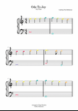 Ode to joy Easy piano for kids