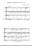 Lullaby in a Strom Op. 54 No. 10