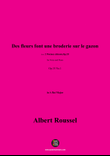 A. Roussel-Des fleurs font une broderie sur le gazon(1927),Op.35 No.1,in A flat Major,